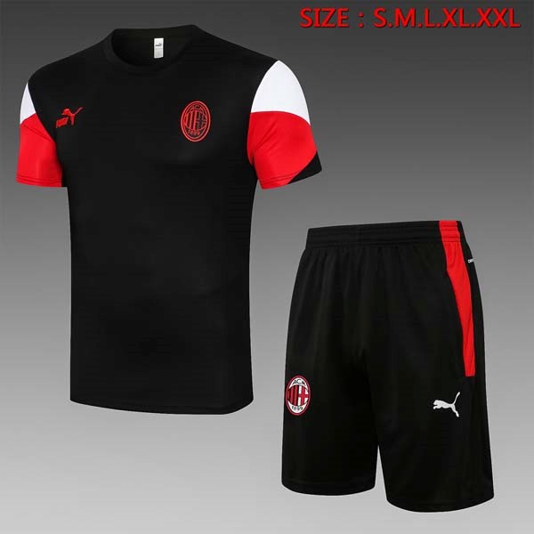 Entrenamiento AC Milan Conjunto Completo 2022 Negro